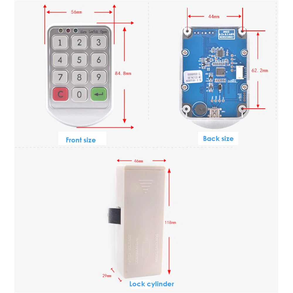 D20 Electronic Keypad Cabinet Lock