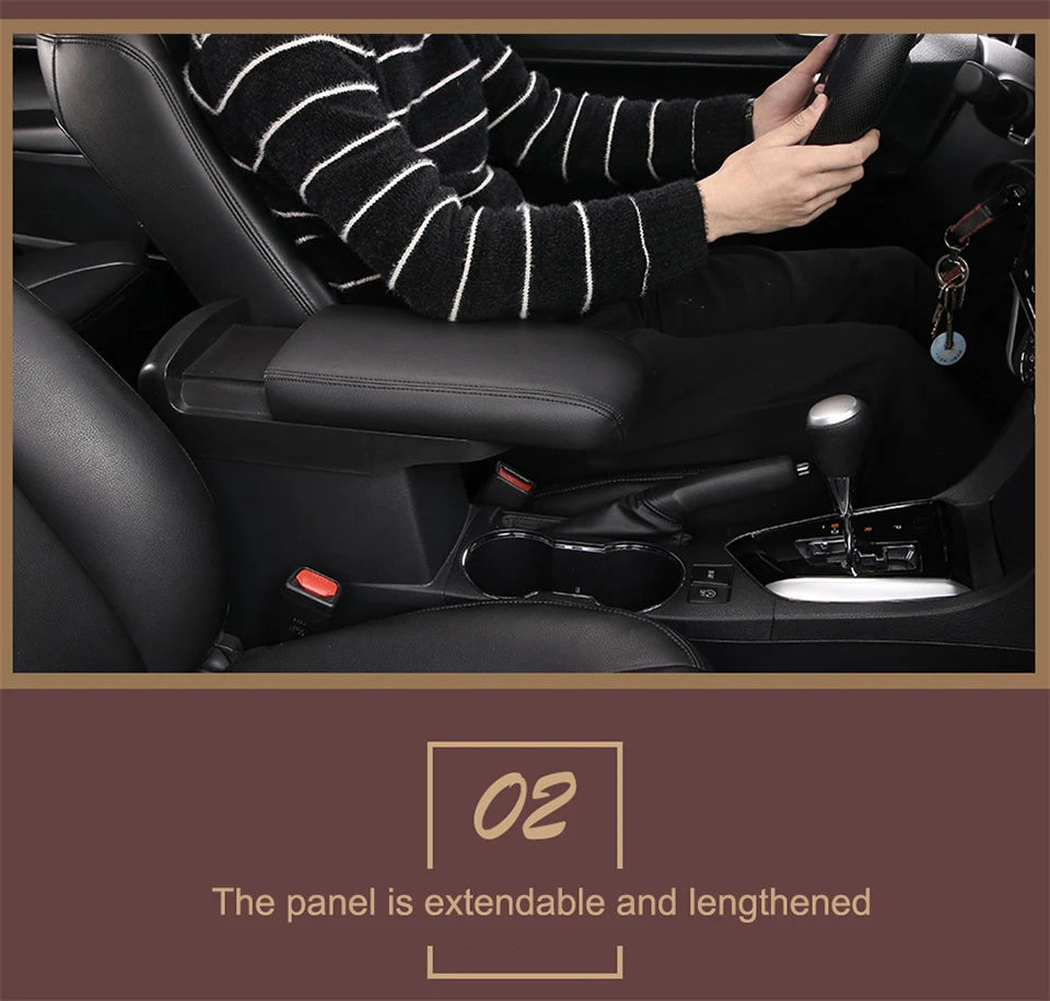 For Toyota Corolla Cross XG10 Car Armrest Box Lifting Pad Interior Modification Auto Product Accessories 2021 2022 2023 2024