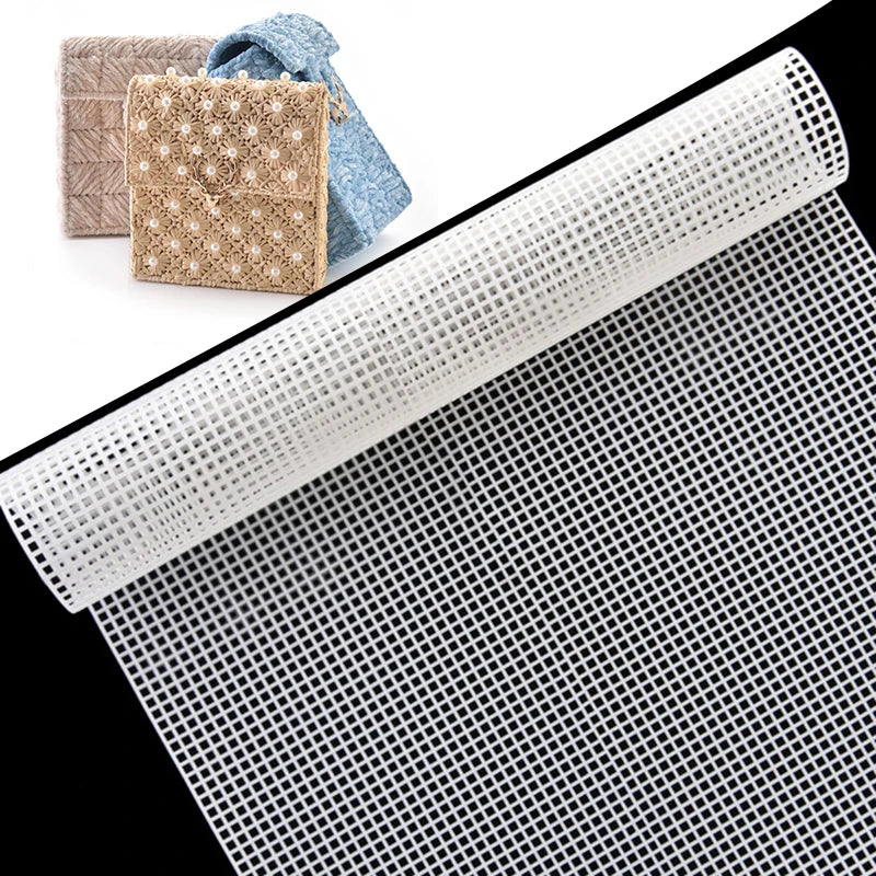 PE Plastic Mesh Canvas Sheet, Size and Grid Options