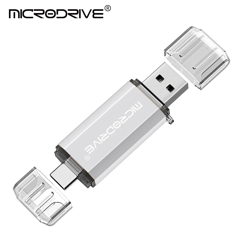 Type C USB Flash Drive OTG 2 IN 1 USB 2.0 Micro USB Pen Drive 128GB 64GB 32GB 16GB 8GB 4GB Pendrive Flash Drive 
