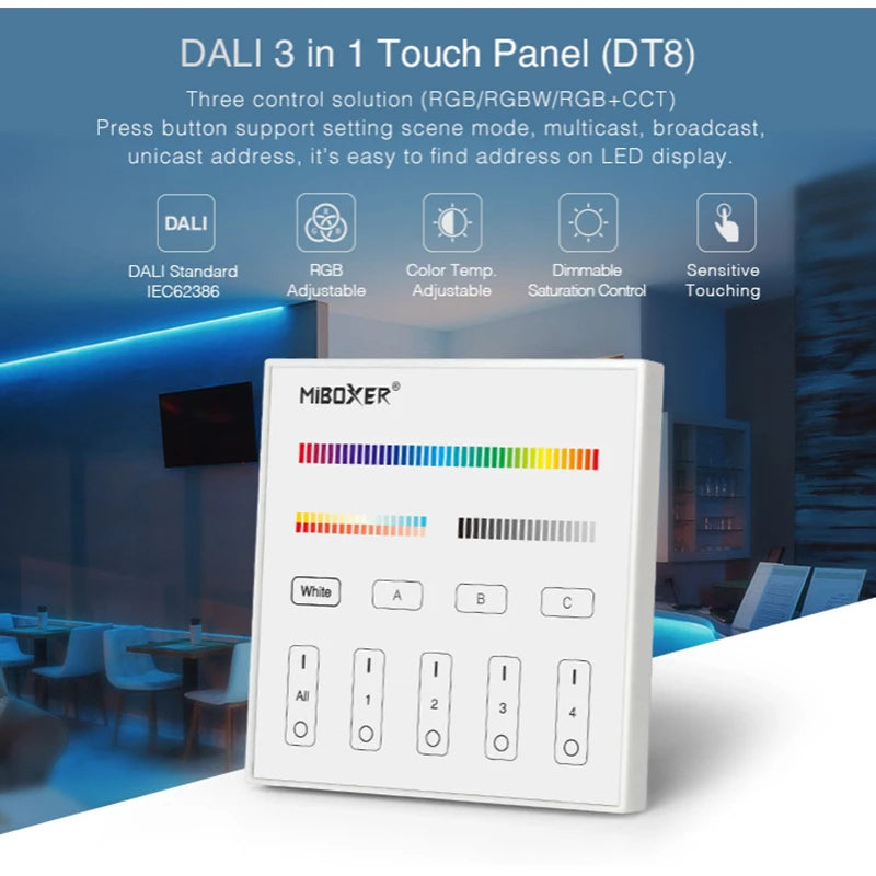 DALI Lighting Controls - Panel and Power Options