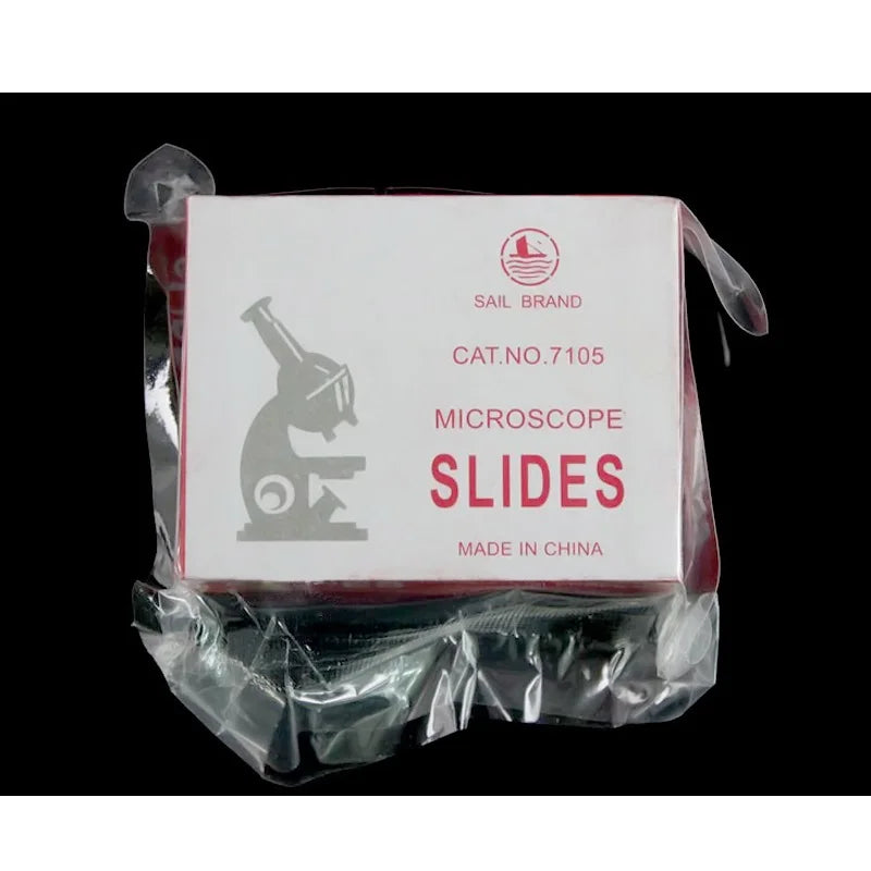 50 Frosted-End Blank Microscope Glass Slides