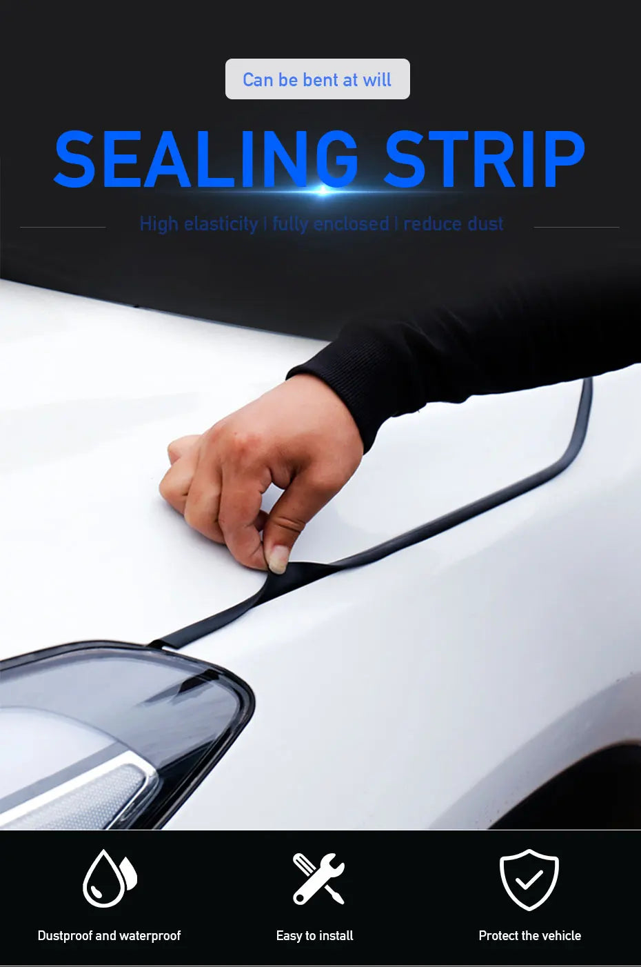 Car Hood Seal Strip