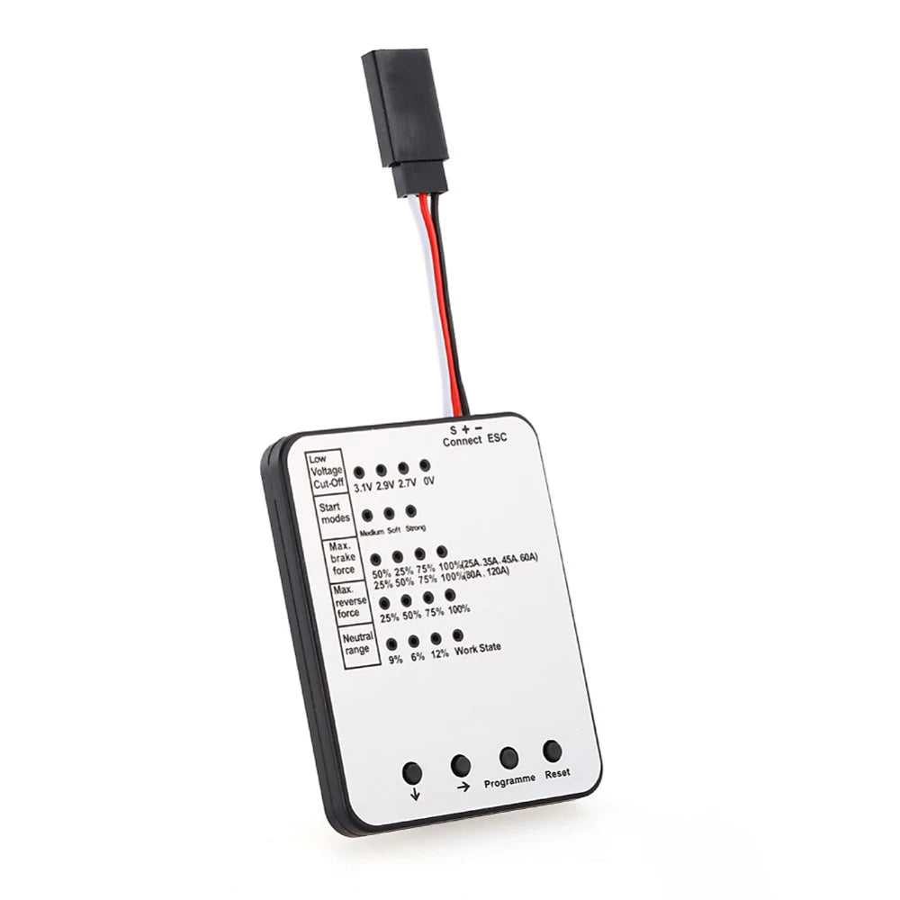 LED Programming Card for Compatible RC Car ESCs