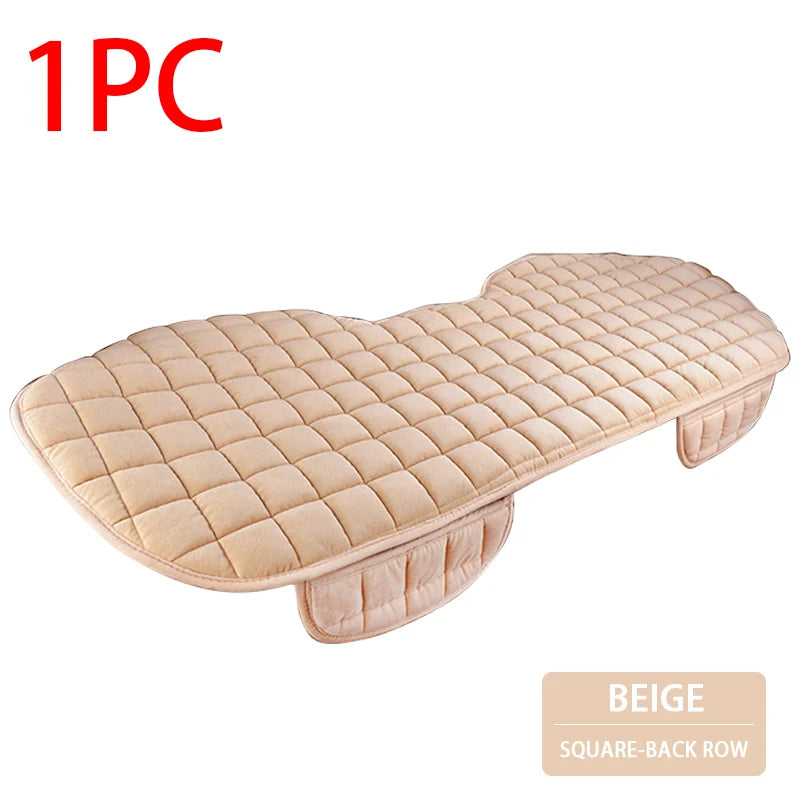 SEAMETAL Plush Car Seat Cover Anti Scratch Automotive Seat Protector Cushion Auto Front/Rear Seat Pad Universal for Sedan Suv