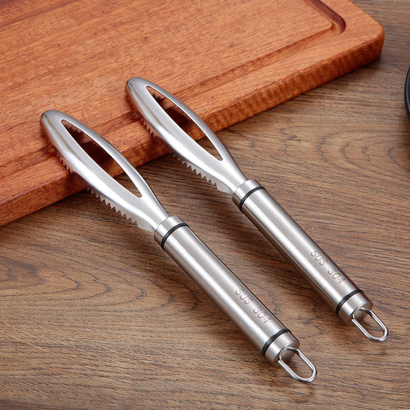Stainless Fish Scales Scraping Graters Fast Remove Cleaning Peeler Scraper Bone Tweezers Tool Gadge Kitchen Accessorie Gadgets 