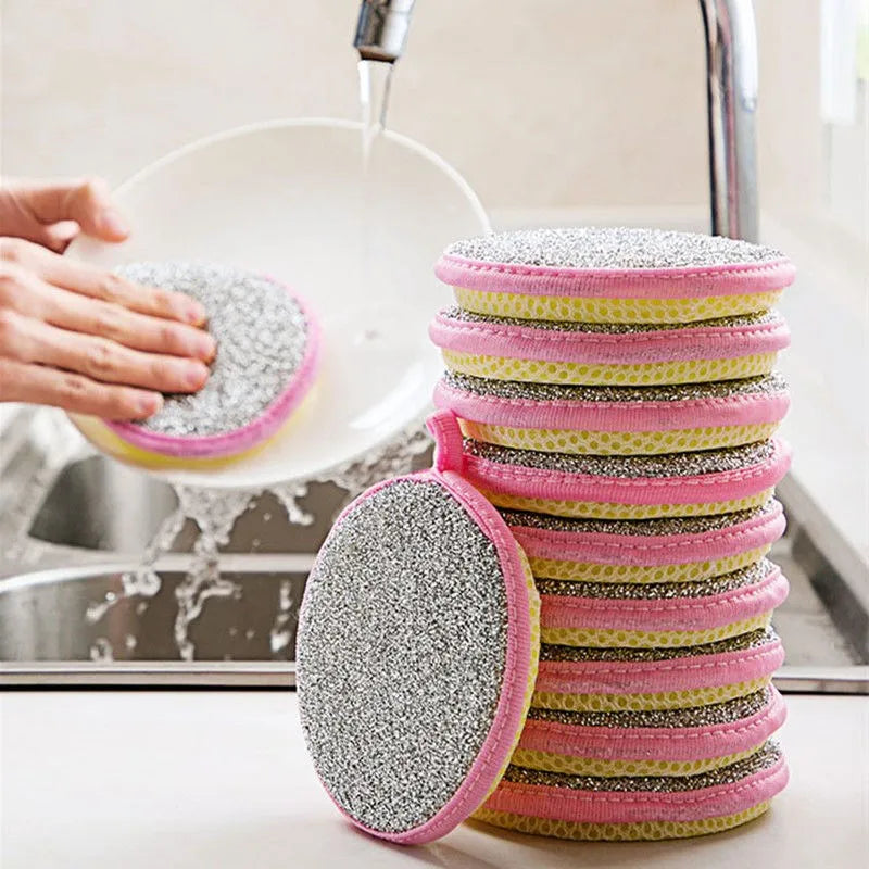 5/10/20Pcs Double Side Dishwashing Sponge Dish Washing Brush Pan Pot Dish Wash Sponges Household Cleaning Kitchen Tools 