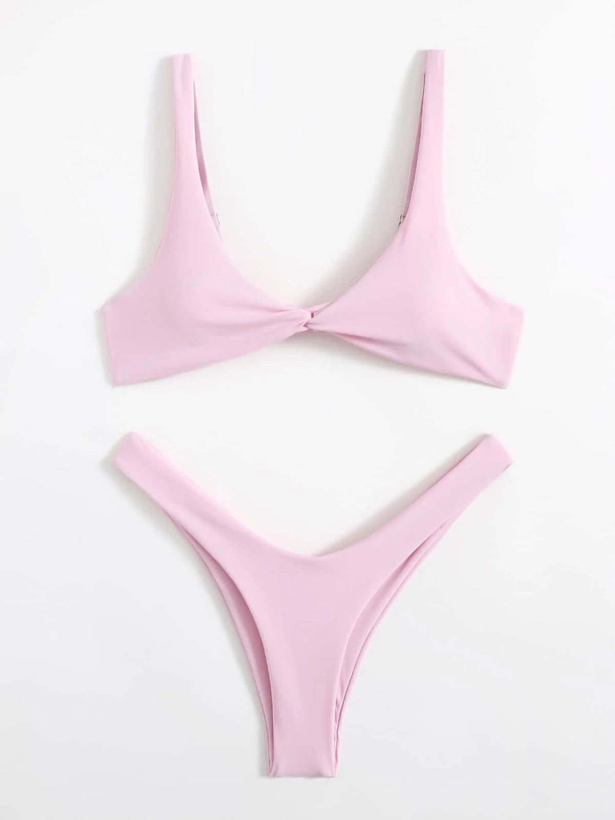 Ensemble de bikini rembourré à nouer pour femme