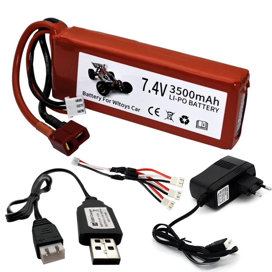 7.4 V RC Battery and Charger Accessories - Options