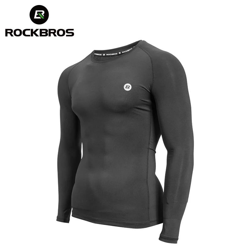 Fiets Basislaag Lange Mouw Thermisch Shirt Ademend Polyester