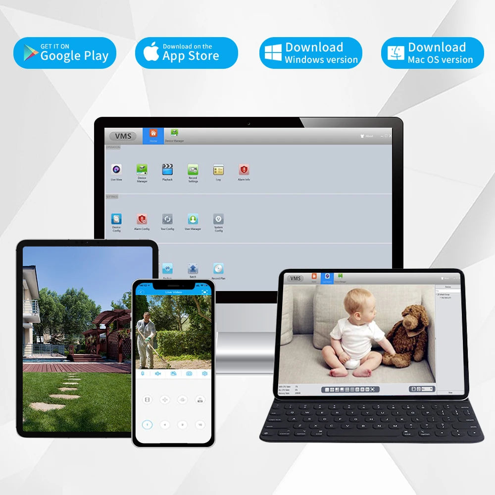 4k Ultra HD POE NVR Video Recorder Onvif H.265 48V Face Detection IP Camera CCTV System P2P Network Security Surveillance Camera 