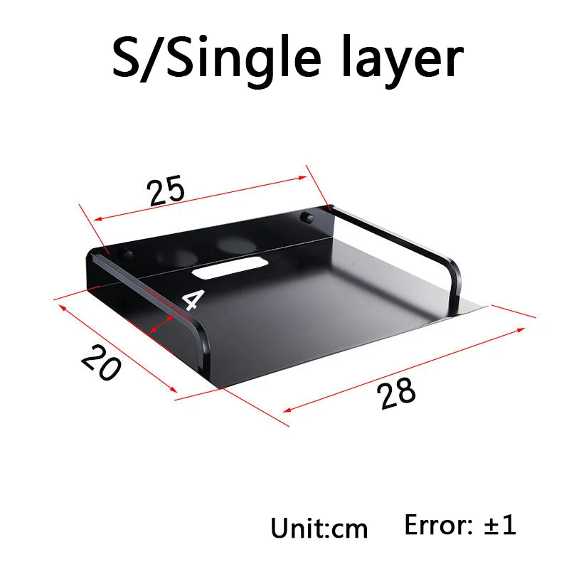 Metal Wall Shelves for Routers and TV Boxes