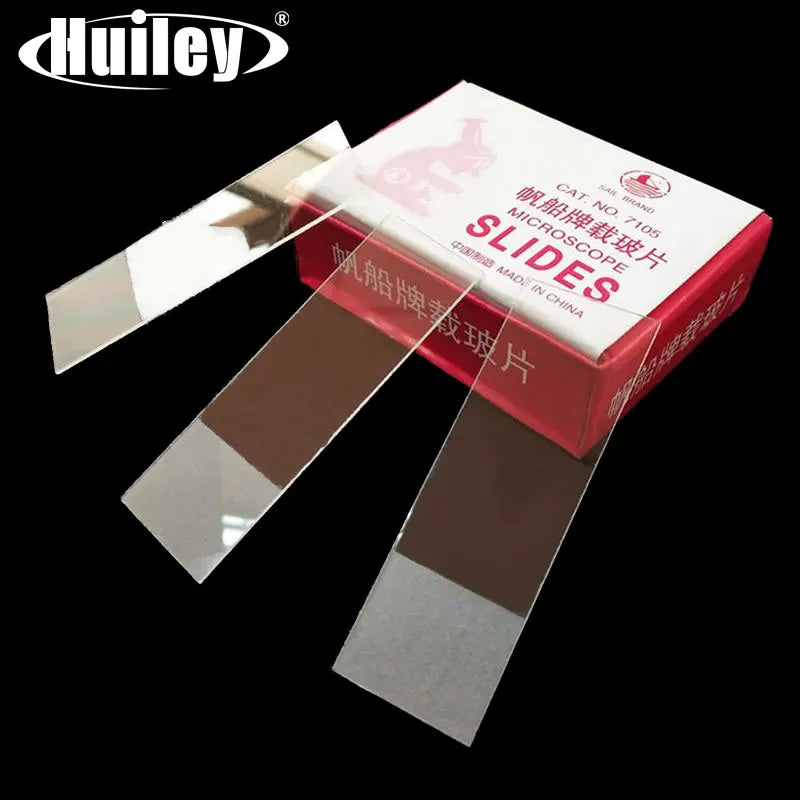 50 Frosted-End Blank Microscope Glass Slides