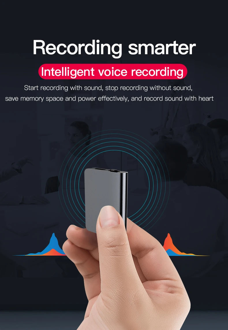 8/16/32GB Activated Mini Digitális Hangrögzítő Espia Kis Hangrögzítő Mikro Hang Dictaphone Titkos Hangrögzítő MP3 Lejátszó
