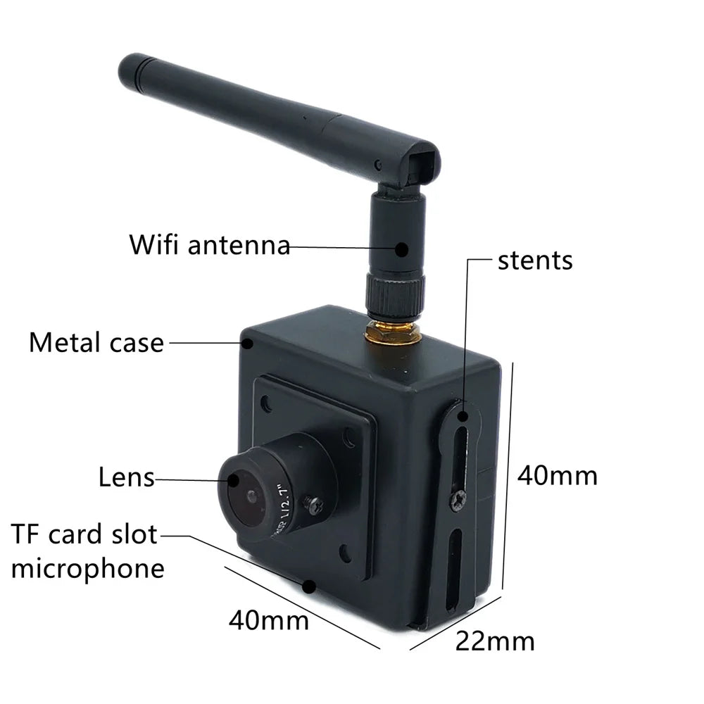 Indoor WiFi IP Camera with IMX Sensor Clarity