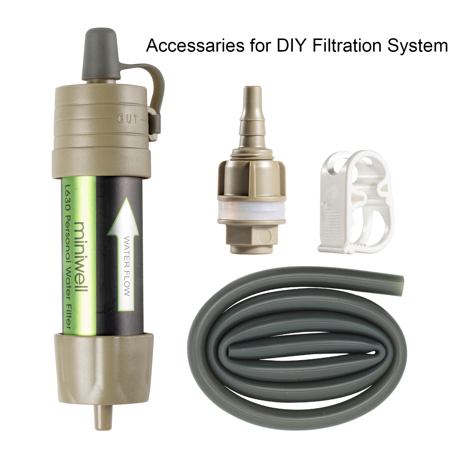 Portable Outdoor Water Filter Kit with Bag