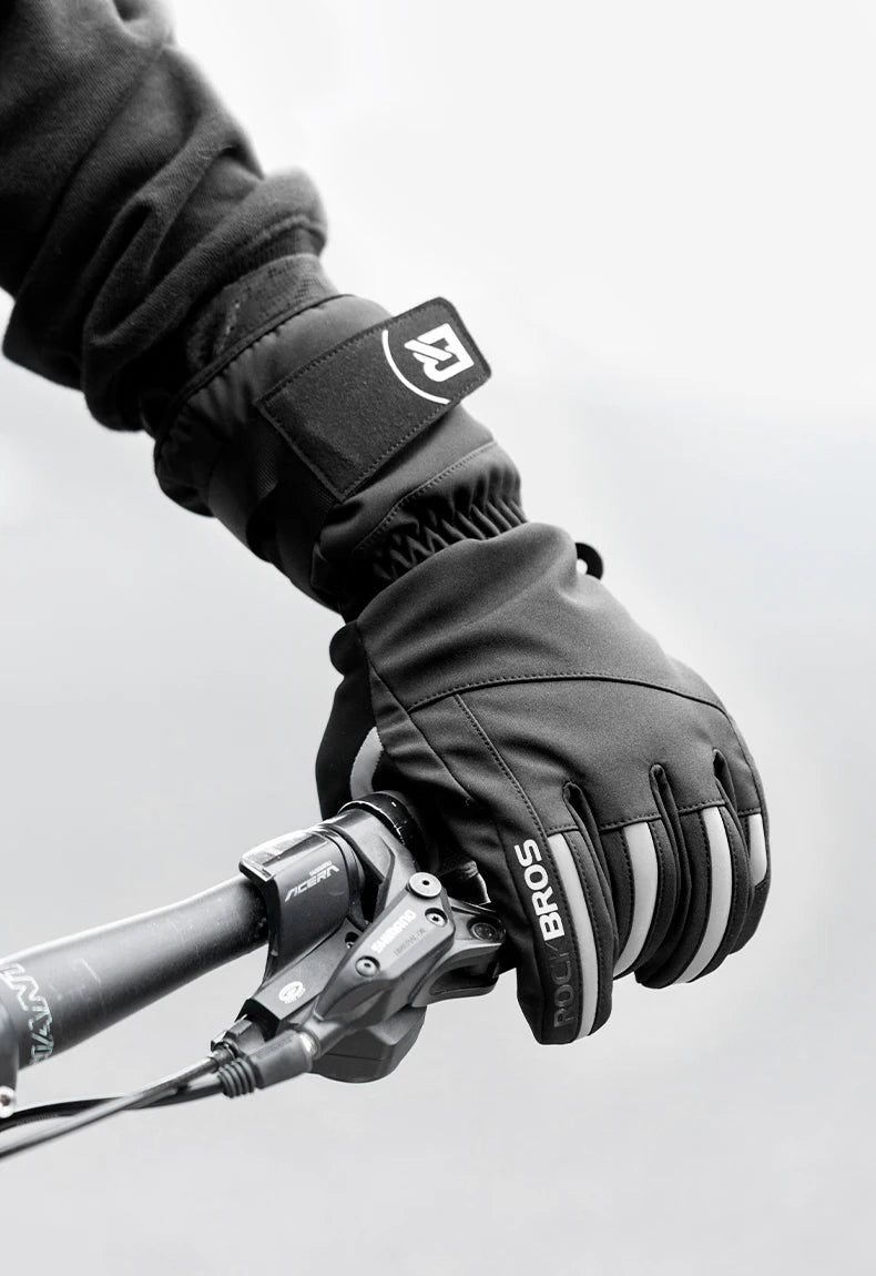 ROCKBROS Skidhandskar Snowboardhandskar Snöskoter Motorcykel Ridvinterhandskar Vind- och Vattentäta Unisex Snöhandskar