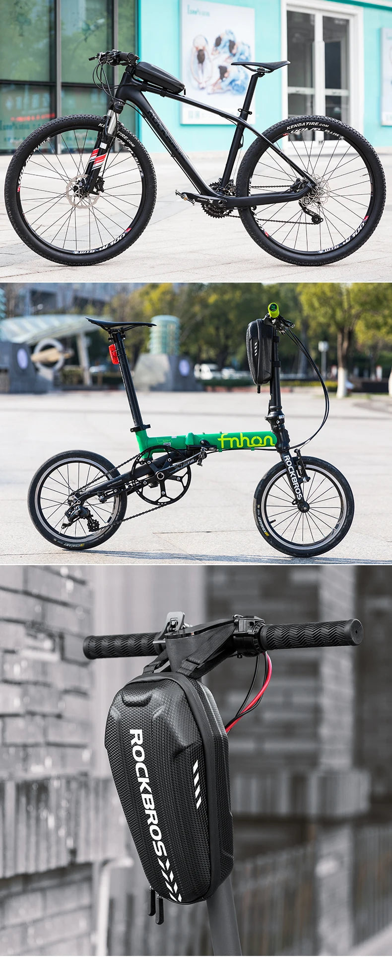 Waterproof Front Frame Bike Bag for MTB and Road Bikes
