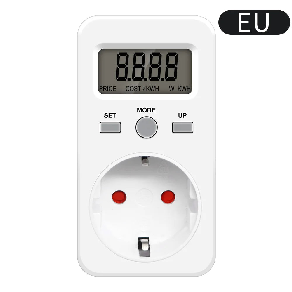 Mjerač potrošnje električne energije s utikačem - opcije utikača