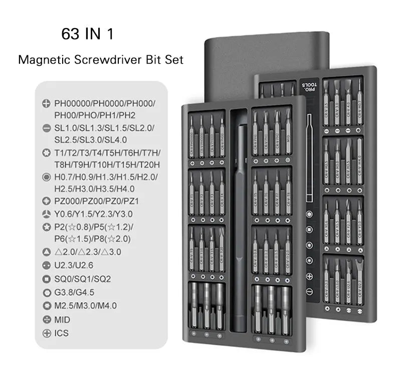 Magnetic Precision Screwdriver Bit Set