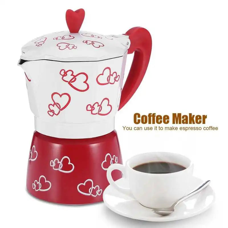 Aluminium Stovetop Coffee Pot, Small or Large