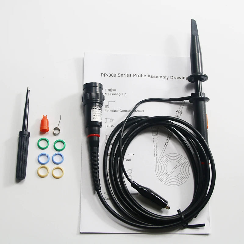 Sonda de osciloscopio Hantek serie PP, 60–250 MHz