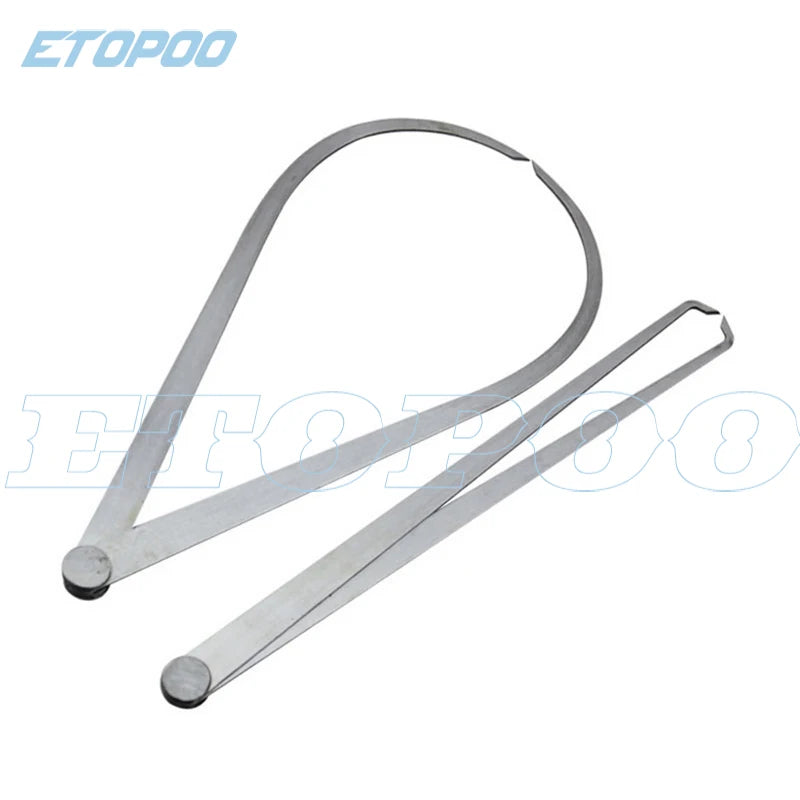 Inside and Outside Steel Pottery Calipers, Two-Piece Set