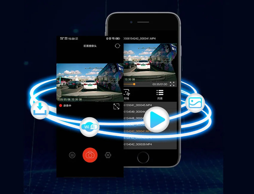 4K Hidden WiFi Dash Cam