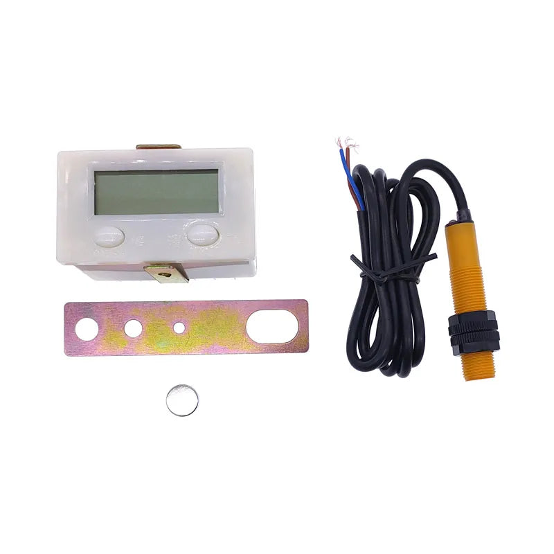 Contador Digital Eletrônico 5 Display Proximidade Sensor Magnético Industrial Interruptor de Chave Contador de Punch Contador Automático Indução Medidor