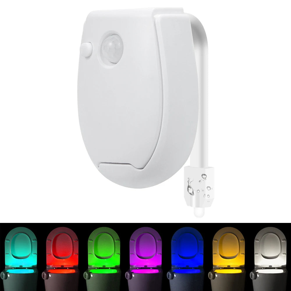 RGB LED Motion Sensor Toilet Light