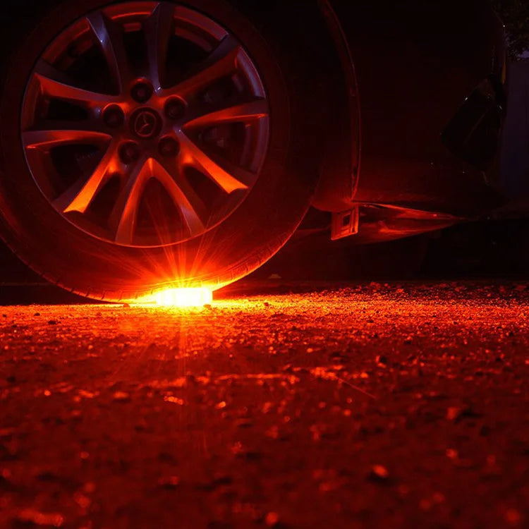 3 Pack LED Road Flares Rechargeable Emergency Warning Lights