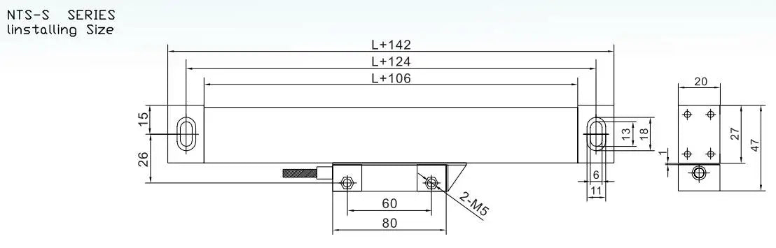 5-micron TTL lineaire encoder opties