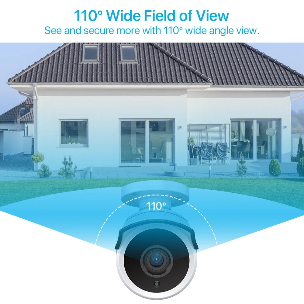 ZOSI 4 Pack 1080P HD-TVI Security Cameras with Audio Recording