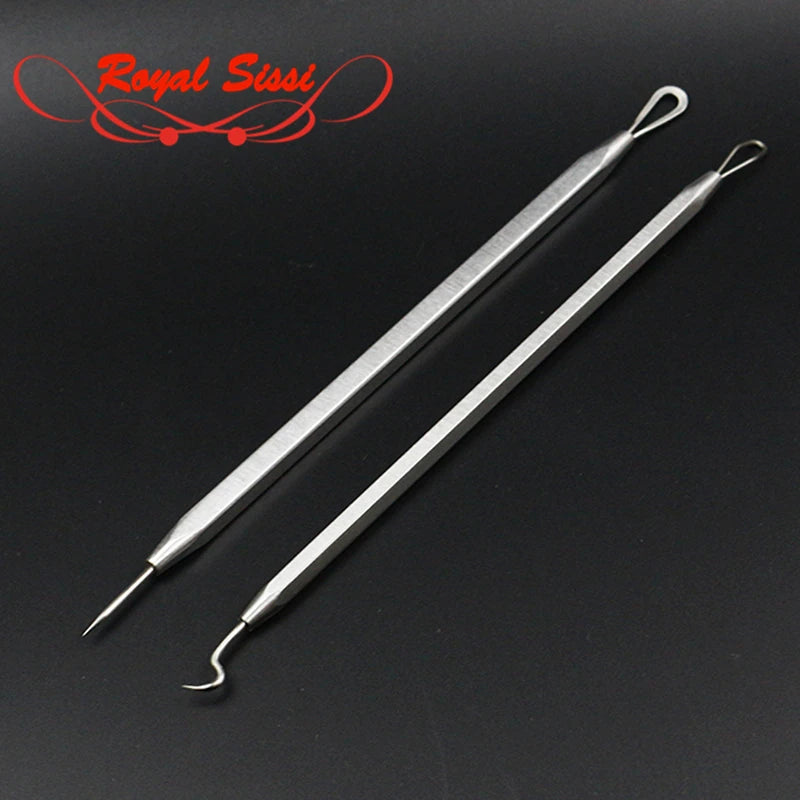 Fly Tying Bodkin Set, Straight and Hooked Tips