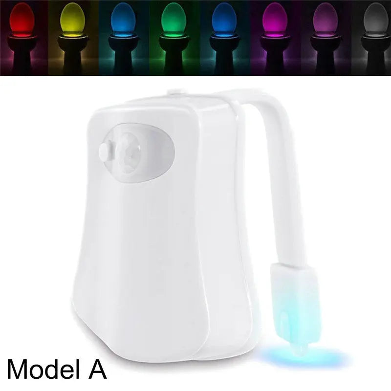 USB Rechargeable Motion Sensor Toilet Night Light 16 Colors