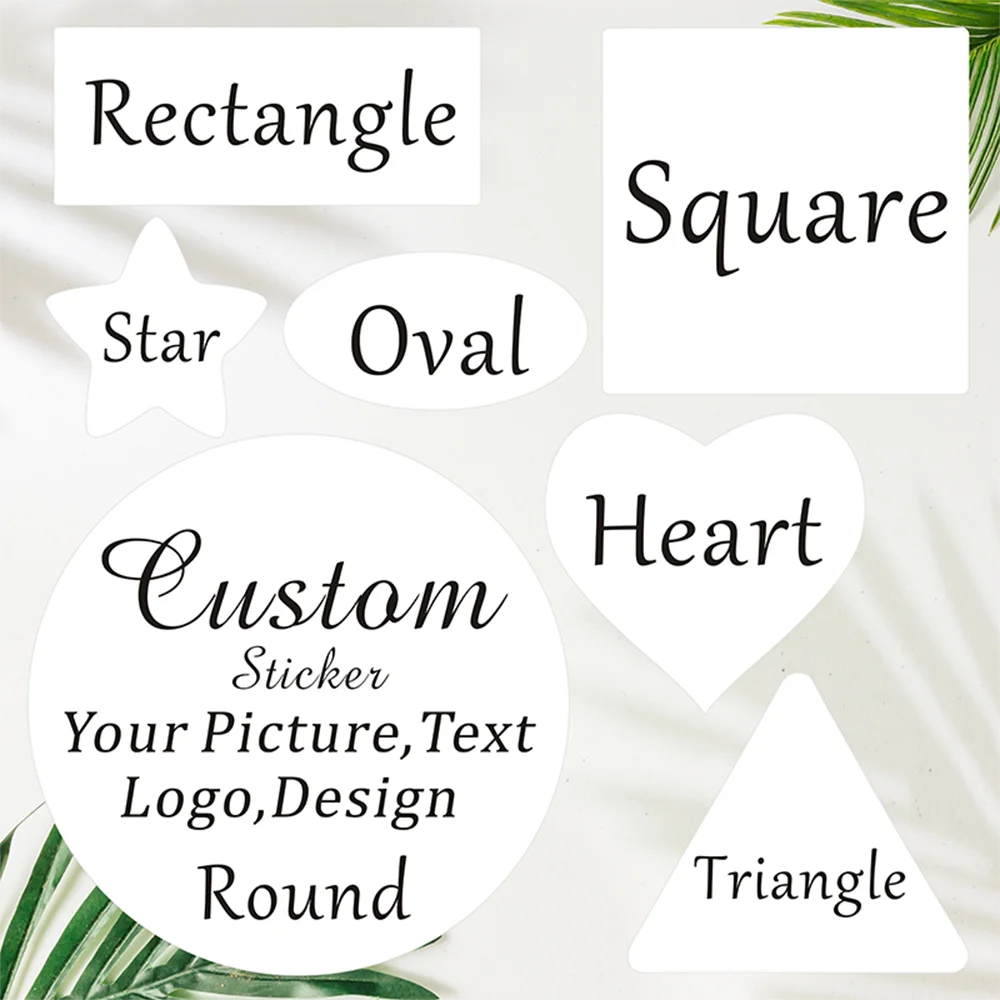 Custom Printed Labels – Shape and Paper Options