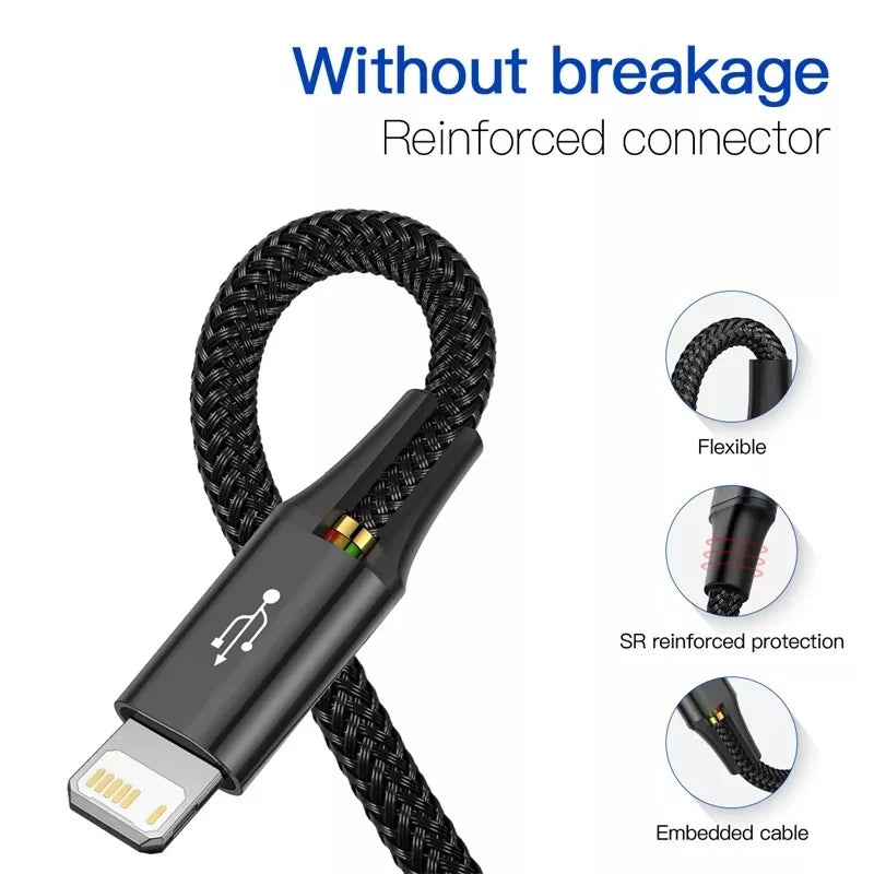 4-in-1 Multi-Connector Charging Cable 1.2m