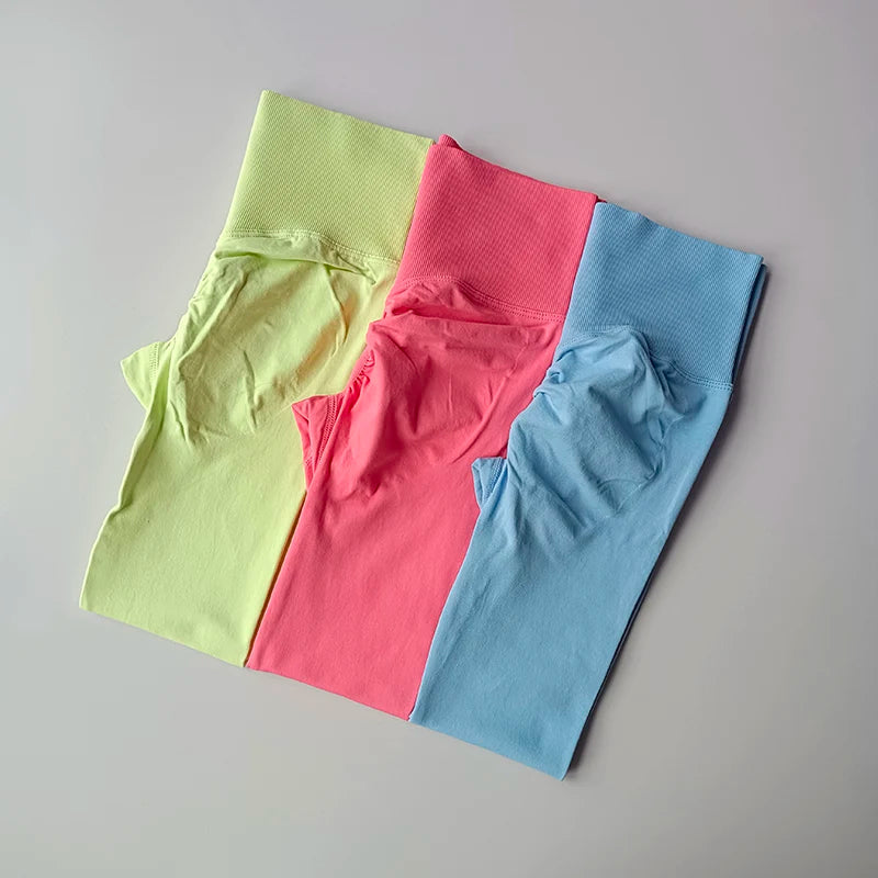 High Waist Yoga Leggings Women Seamless Push Up Sport Leggings Fitness Running Hip Lift Yoga Pants Highly Elastic Gym leggings 