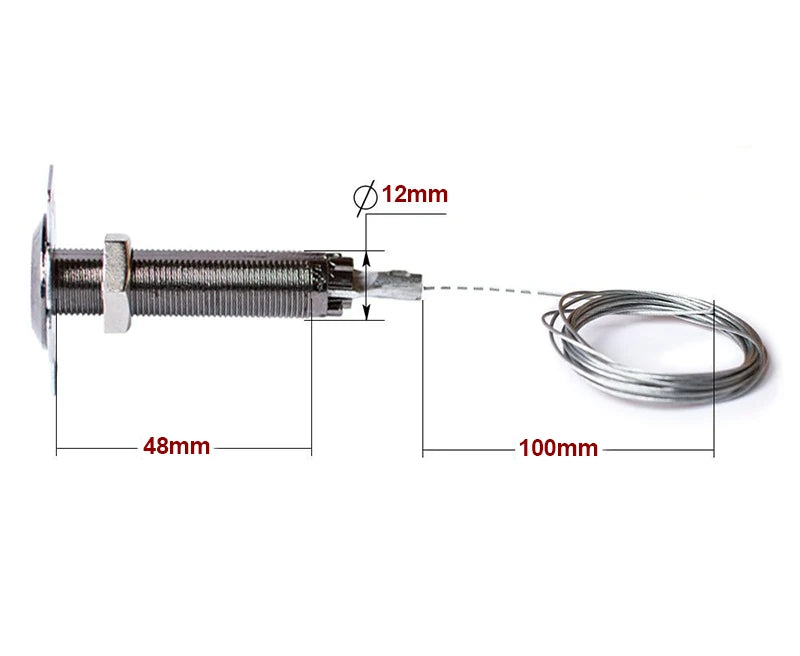 Garage Door Emergency Opener Keyed Release Disconnect Key Lock