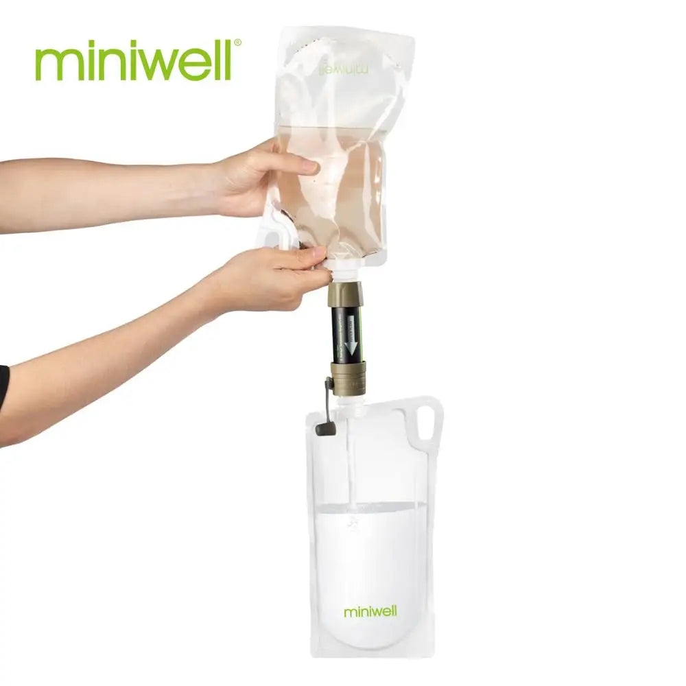 Portable Outdoor Water Filter Kit with Bag