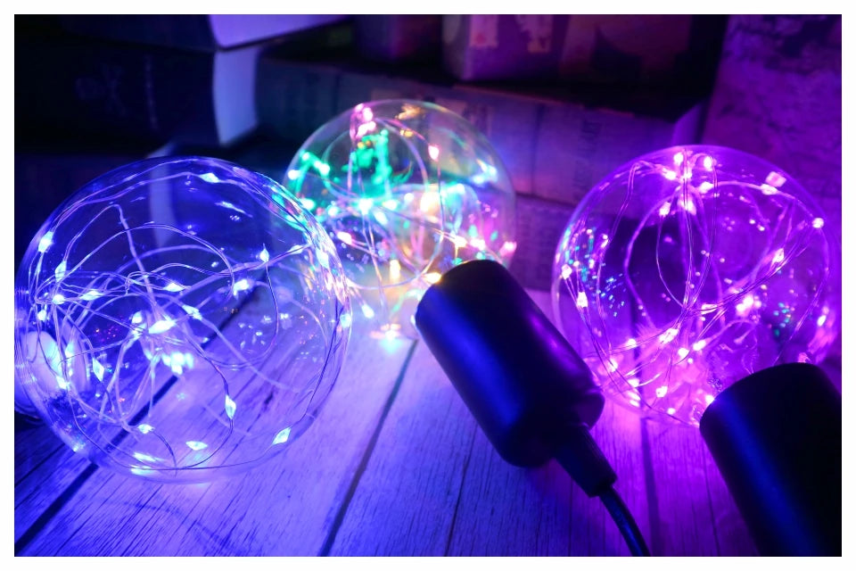 E27 G95 dekoratív LED gömbizzó