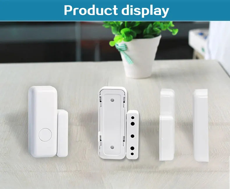 GauTone 433MHz Door Detector Wireless Home for Alarm System Alerts Window Sensor 