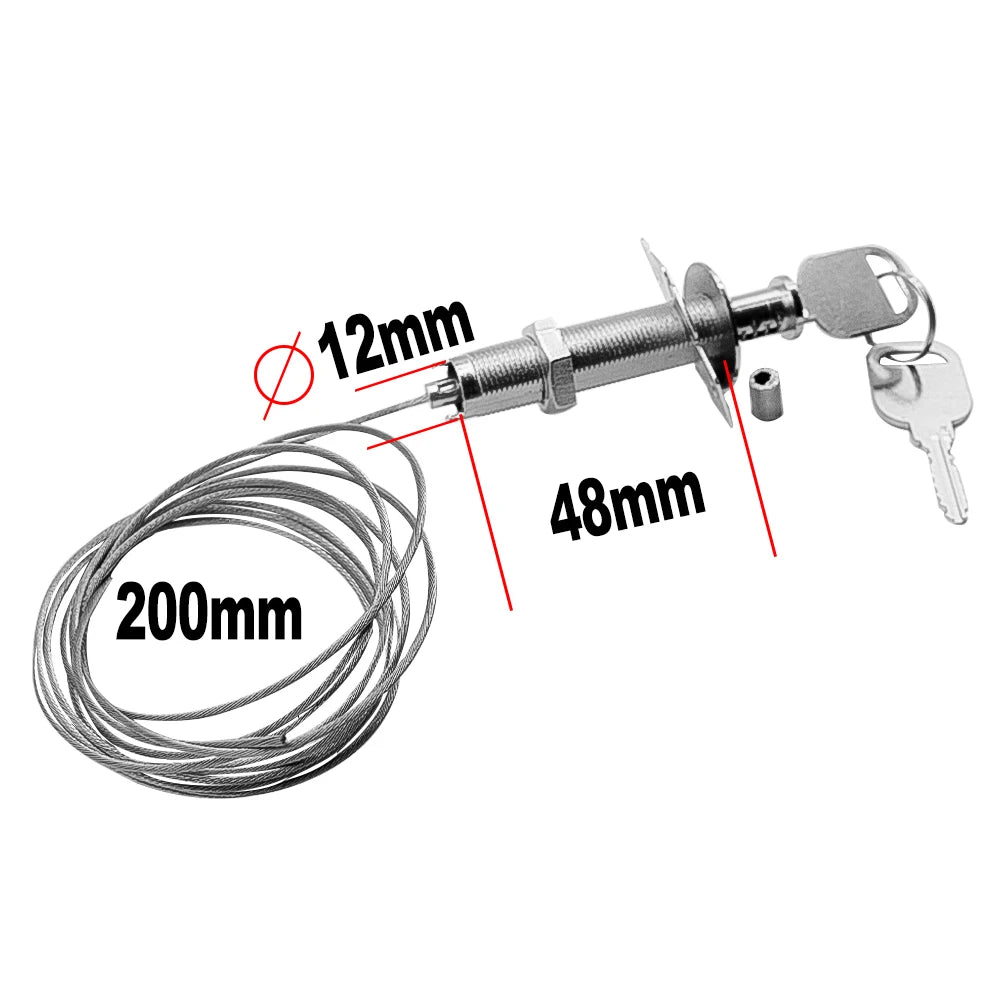 Garage Door Emergency Opener Keyed Release Disconnect Key Lock