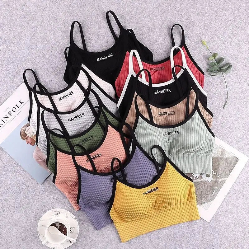 Cotton Crop Bralette – Color Options