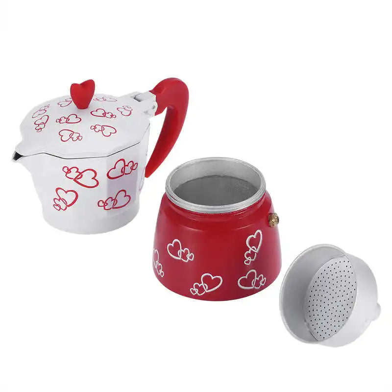Aluminium Stovetop Coffee Pot, Small or Large