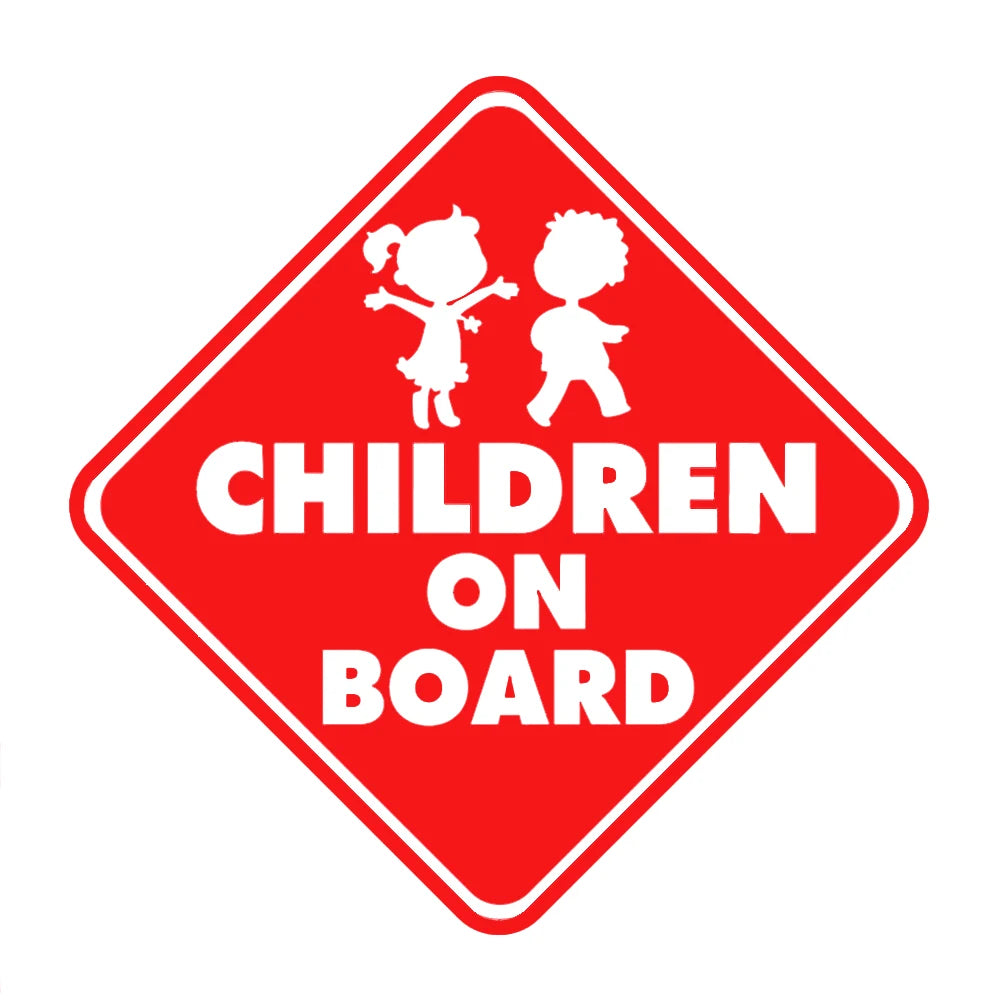 Kinder an Bord Auto-Aufkleber – Diamantendesign
