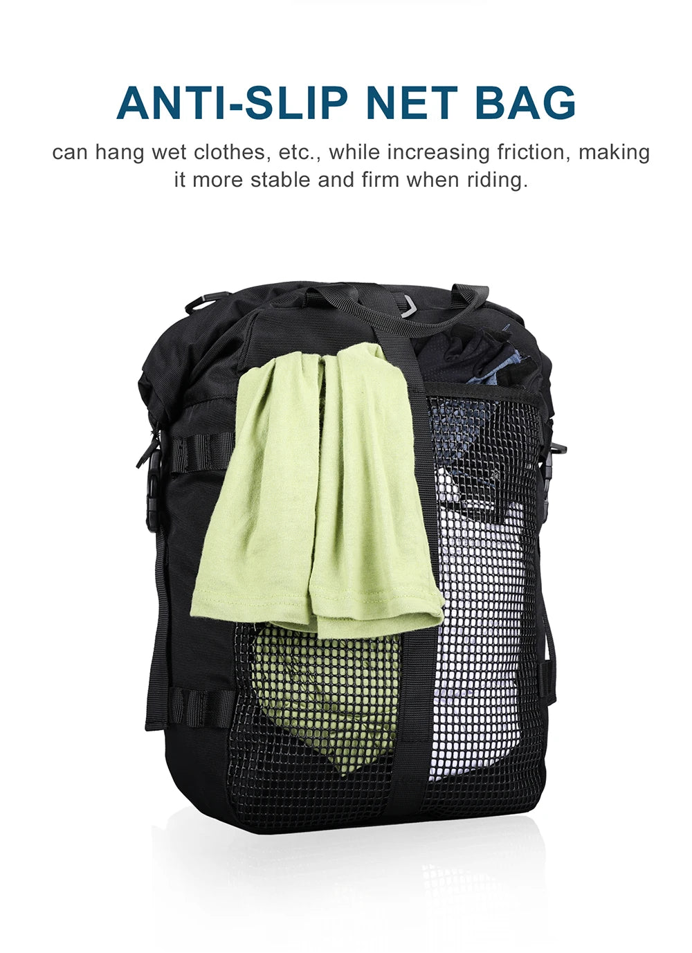 Motorcycle Rear Seat Bag Waterproof Luggage Pack
