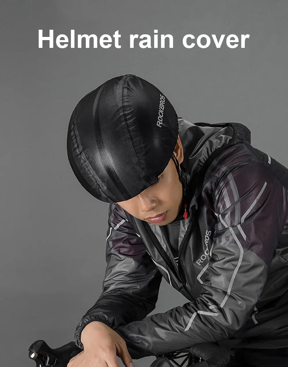Capacete de bicicleta proteção contra chuva e vento