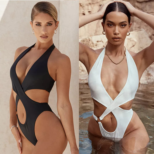 Wire Free Brand Swimwear Women Swimsuit Sexy One Piece Micro Bikinis Set Swimming Beach Suit Beachwear 2024 Summer Brazilian