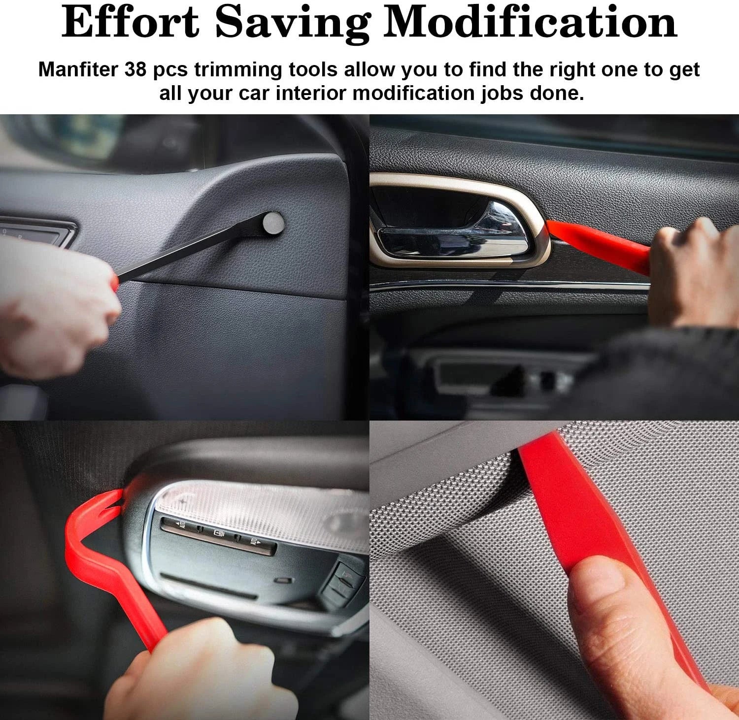 Nástroj pro opravu autorádia a sada na demontáž vnitřních lišt